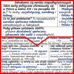 Odrodzenie się nurtów niepodległościowych. Pierwsze partie polityczne w rozbiorowej Polsce