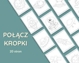 Połącz kropki KOSMOS 20 stron