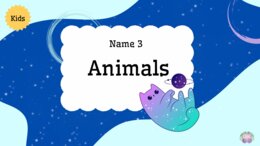 🦁 Name 3: Animals Edition – zabawa językowa dla dzieci! (poziom KIDS A1, 21 stron)angielski dla dzieci, gra językowa, zwierzęta po angielsku, nauka słownictwa, A1, name 3, zabawa na lekcji, speaking, aktywność klasowa, angielski przez zabawę, Name 3 game