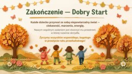 Rozpoczęcie roku przedszkolnego - gazetka lub prezentacja o adaptacji i rozwoju dziecka