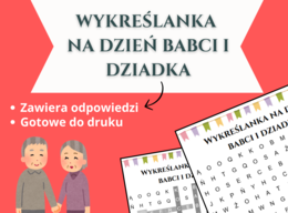 Wykreślanka z okazji Dnia Babci i Dziadka 💐👵👴
