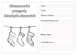 Niesamowite przygody 10 skarpetek - karty pracy do druku pdf
