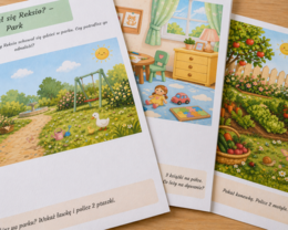 Gdzie schował się Reksio? – zabawa na spostrzegawczość