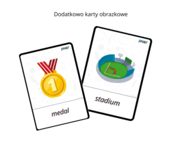 Sports Day, Olympic Games for preschoolers - karty pracy dla przedszkolaka, dzień sportu, igrzyska olimpijskie, sudoku, I spy, karty obrazkowe, flashcards, język angielski