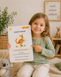 Skacze kangur – zestaw kart ruchowych