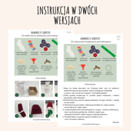 BAŁWANEK ZE SKARPETEK I RYŻU - INSTRUKCJA + DZIAŁANIA EDUKACYJNE