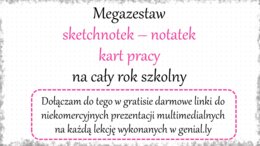 Megazestaw sketchnotek (notatek) i kart pracy na cały rok szkolny do biologii w klasie 8 – do każdej lekcji. Do zestawu dodaję w gratisie linki do niekomercyjnych prezentacji multimedialnych na każdą lekcję