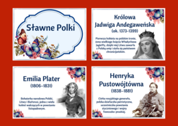 DZIEŃ KOBIET – – gazetka – SŁAWNE POLKI – biblioteka – świetlica – 24 strony – wersja 1