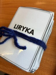 Rodzaje literackie - fiszki