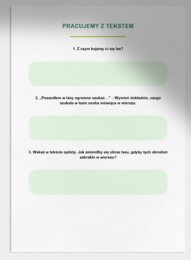 O lasach. Ks. Jan Twardowski. Zadania do wiersza.