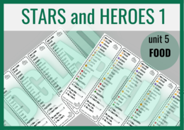 Stars and Heroes 1 unit 5 FOOD – zakładki do książki