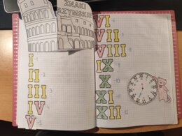 Znaki rzymskie do 12 - wklejki.