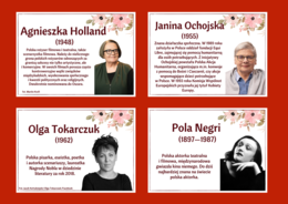 DZIEŃ KOBIET – – gazetka – SŁAWNE POLKI – biblioteka – świetlica – 24 strony – wersja 2