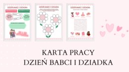 KARTA PRACY - DZIEŃ BABCI I DZIADKA