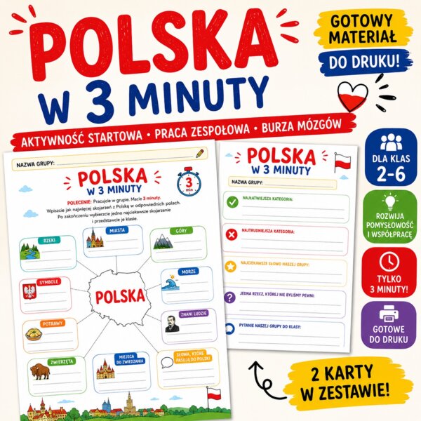 Materiał do burzy mózgów. Polska w 3 minuty
