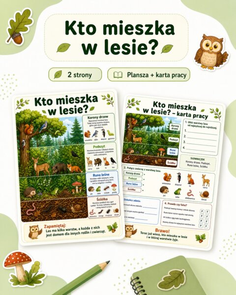 Kto mieszka w lesie?