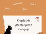 Krzyżówki gramatyczne - koniugacje, JPJO A1-A2