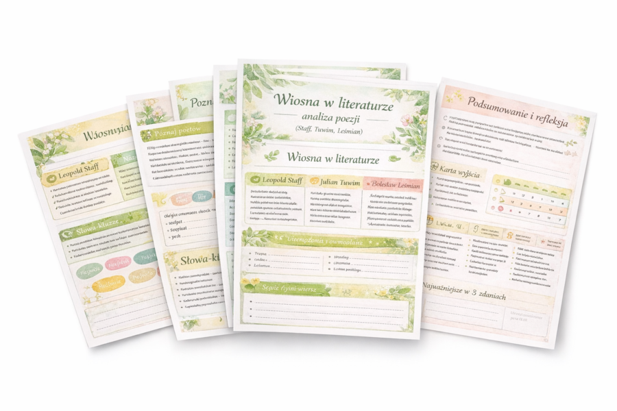 Wiosna w literaturze – analiza poezji (Staff, Tuwim, Leśmian)
