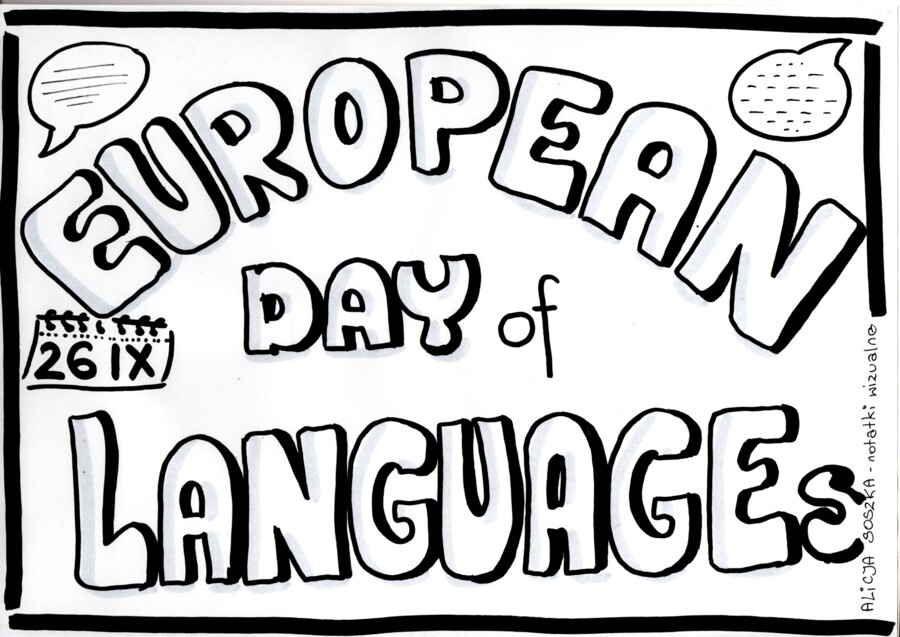 napis na gazetkę EUROPEAN DAY of LANGUAGES