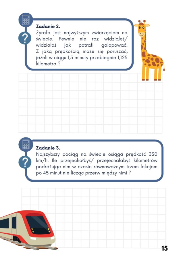 PRĘDKOŚĆ, DROGA, CZAS- z Matixem do E8