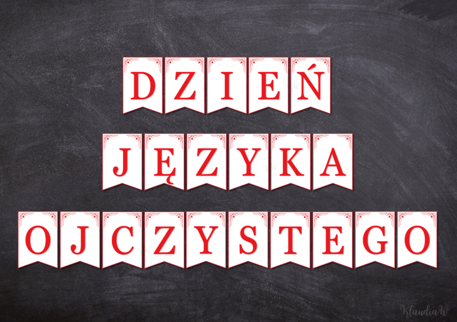 Międzynarodowy Dzień Języka Ojczystego – girlanda do druku (PDF)