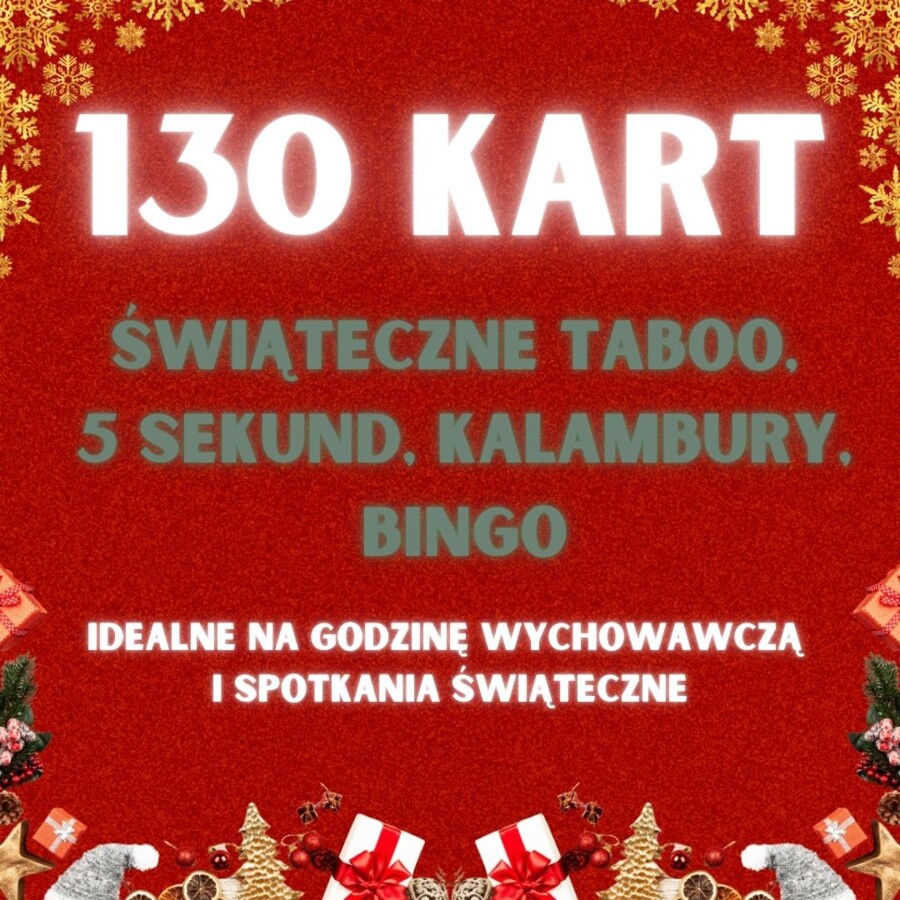 🎄 Zestaw Gier Świątecznych – Idealny na Godzinę Wychowawczą i Świąteczne Spotkania! 🎅