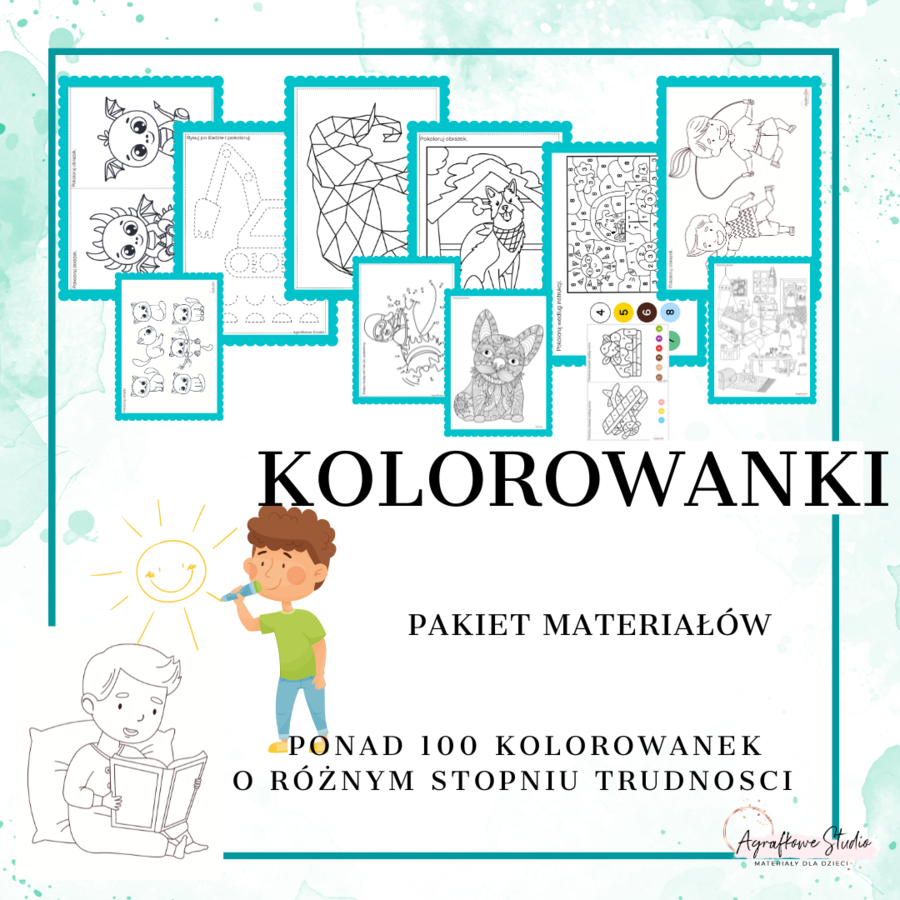 Zestaw Kolorowanek