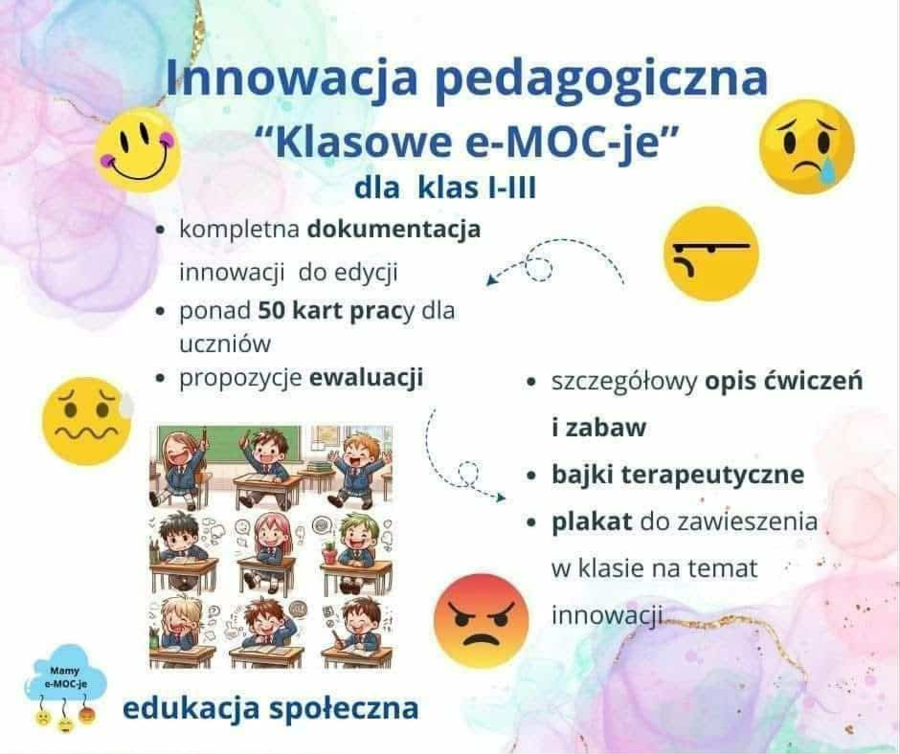 Klasowe emocje - innowacja pedagogiczna dla klas 1-3.