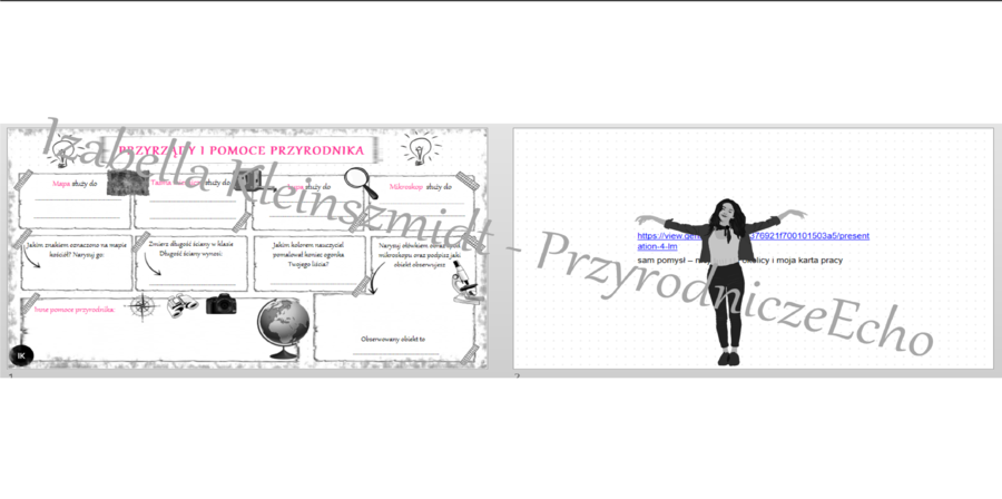 Karta pracy „Przyrządy i pomoce przyrodnika” + gratisowy link do lekcji multimedialnej (pomysłu na lekcję) niekomercyjnej wykonanej w genial.ly do indywidualnego pobrania i użycia do celów niekomercyjnych. Przyroda 4, dział I „Poznajemy warsztat przyrodn