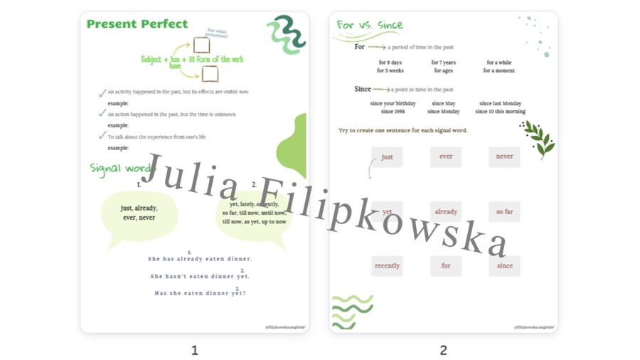 Present Perfect/ Teoria/ Theory/ Gramatyka/ Grammar/ English Grammar/ Matura/ Notatka/ SP 7-8/ SP 8/ Klasy 7-8/ Klasa 8/ Liceum/ LO