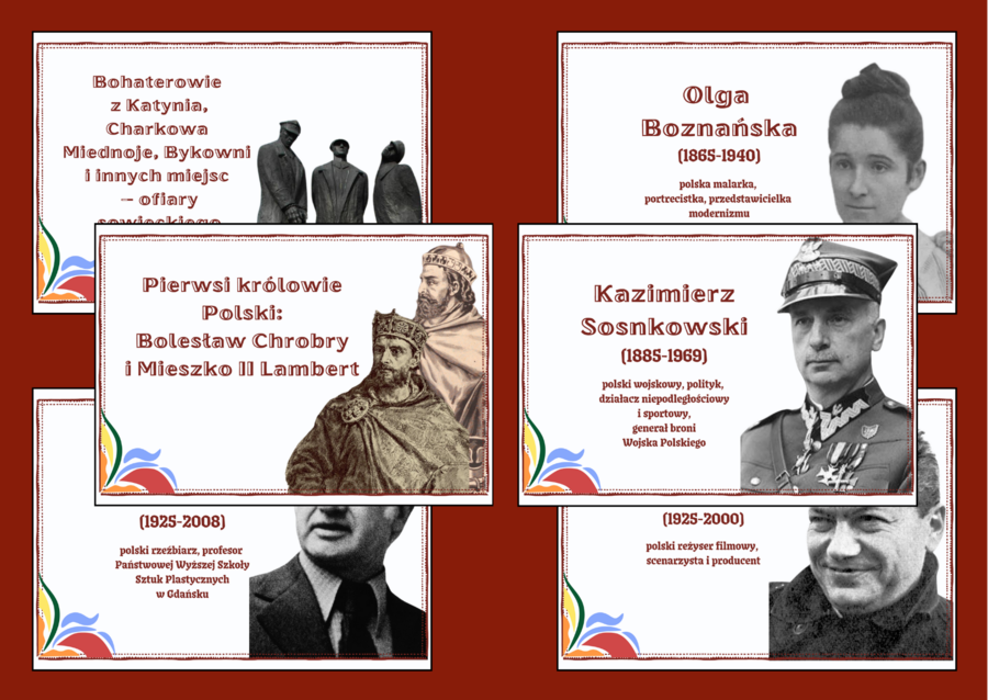 PATRONI ROKU 2025 – gazetka – biblioteka – język polski – 11 stron – wersja 4