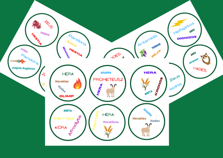 MITY GRECKIE - mitologia - DOOBLE