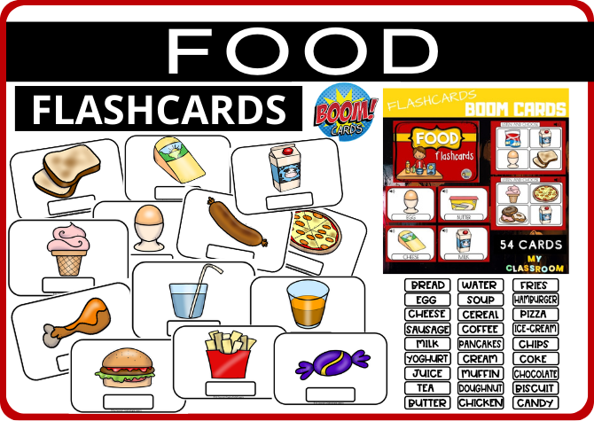 FOOD - FLASHCARDS