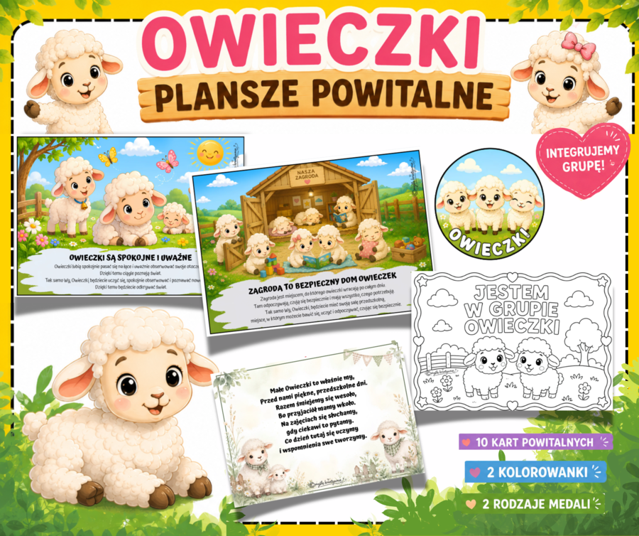 OWIECZKI - zestaw powitalny, grupa