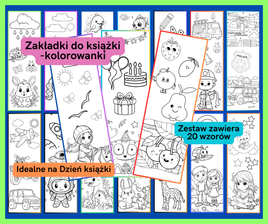 Kolorowe zakładki – kreatywnie na Dzień Książki!