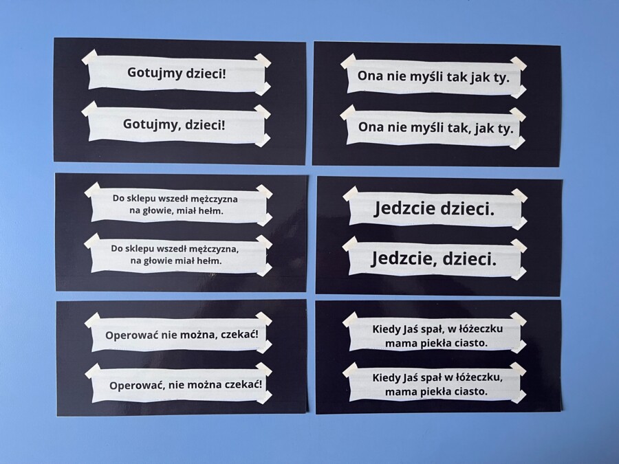 Interpunkcja - zabawne przypadki zdań