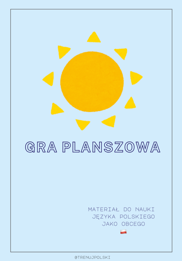 Gra planszowa o tematyce letniej♟️🎲