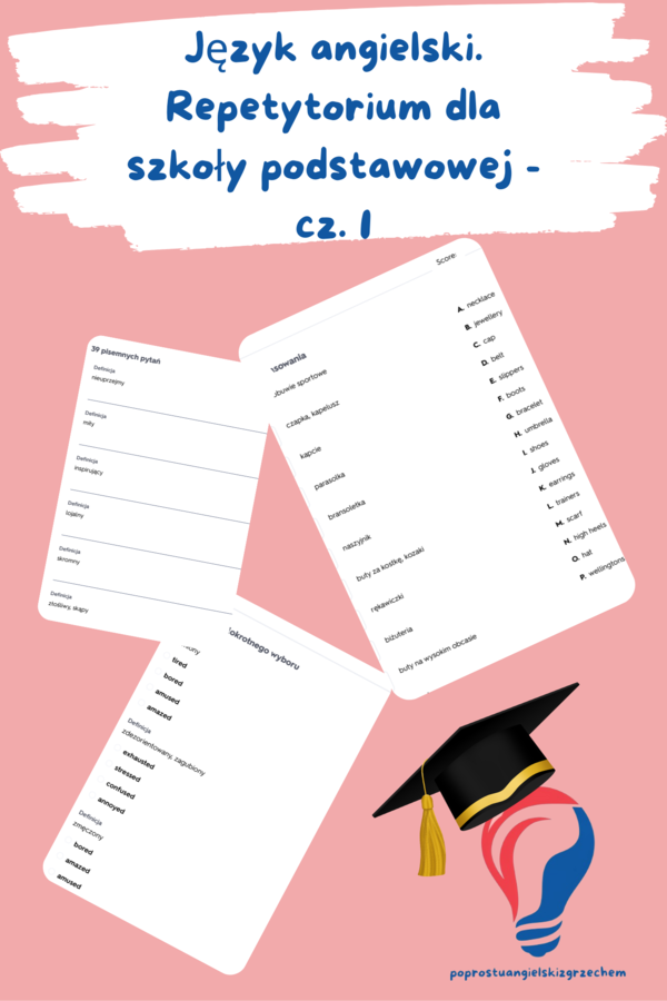 Repetytorium dla szkoły podstawowej cz. 1 (Pearson) – Unit 1 Człowiek – testy