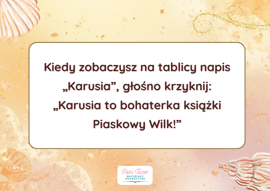 Test na uważność do lektury "Piaskowy Wilk"