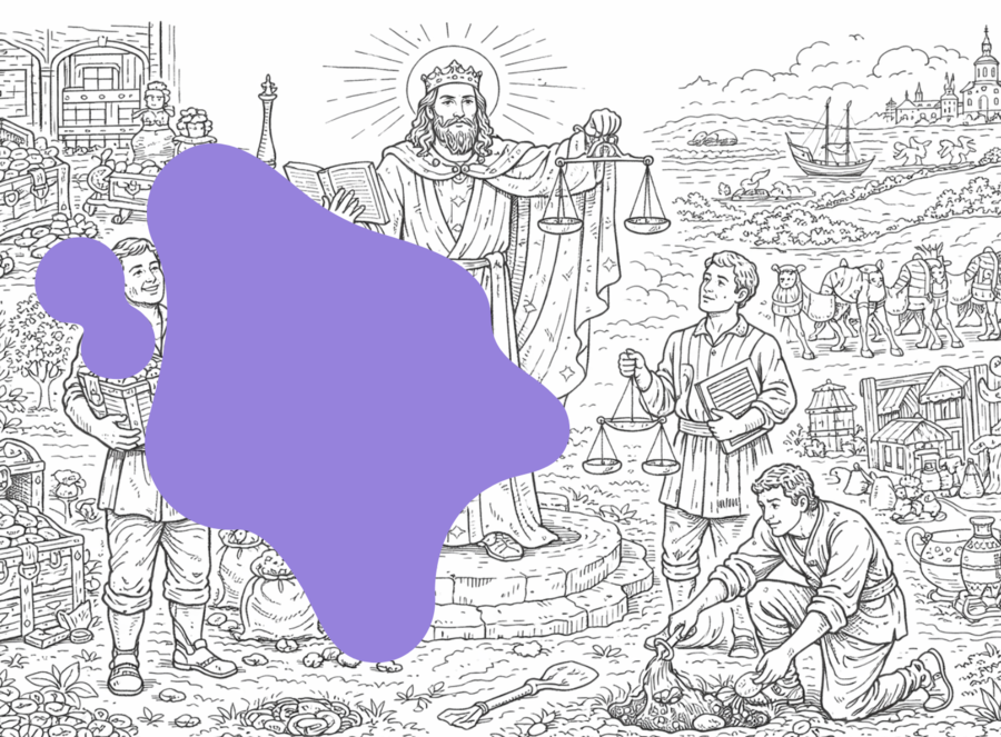 Kolorowanka - przypowieść o talentach