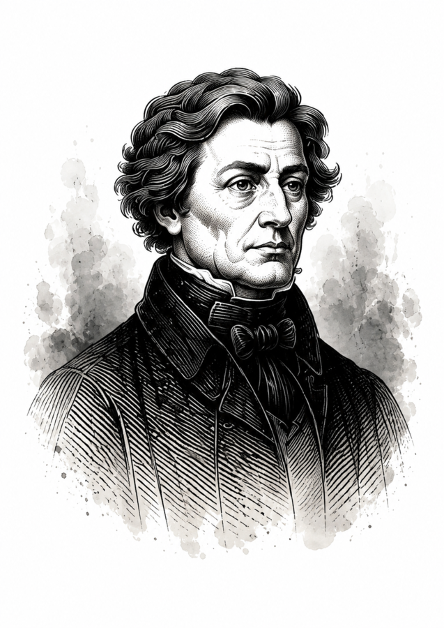 Dekoracje na gazetkę Adam Mickiewicz Dziady Narodowe czytanie