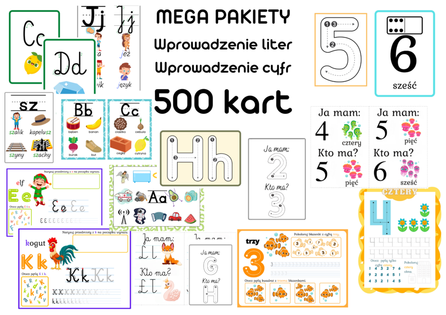 Mega Pakiet ‼️500 stron‼️ - 2 najczęściej wybierane pakiety: ?Wprowadzenie liter i cyfr ?w cenie promocyjnej !!