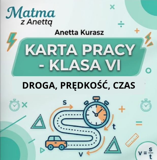 Karta pracy - Droga, prędkość, czas + odpowiedzi