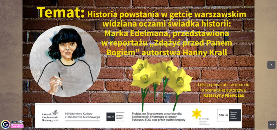 Rocznica powstania w getcie warszawskim. GAZETKA i NAPIS z okazji 80. rocznicy wybuchu powstania w getcie warszawskim + 2 prezentacje na lekcje języka polskiego GRATIS