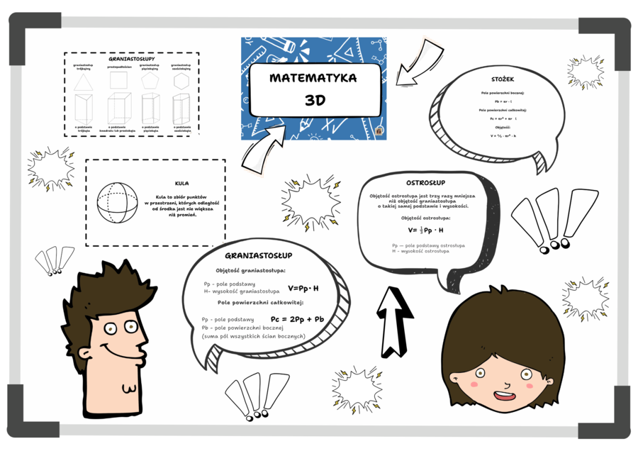 Gazetka edukacyjna "Matematyka 3D".