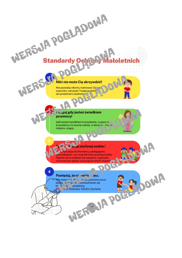 Standardy ochrony dzieci - gazetka skrócona