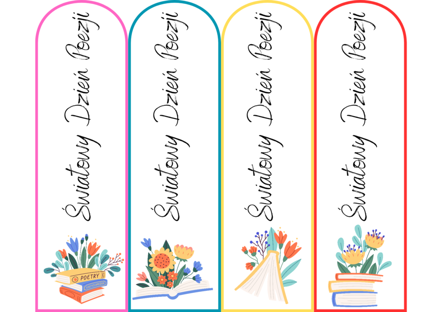 Zakładki "Światowy Dzień Poezji"