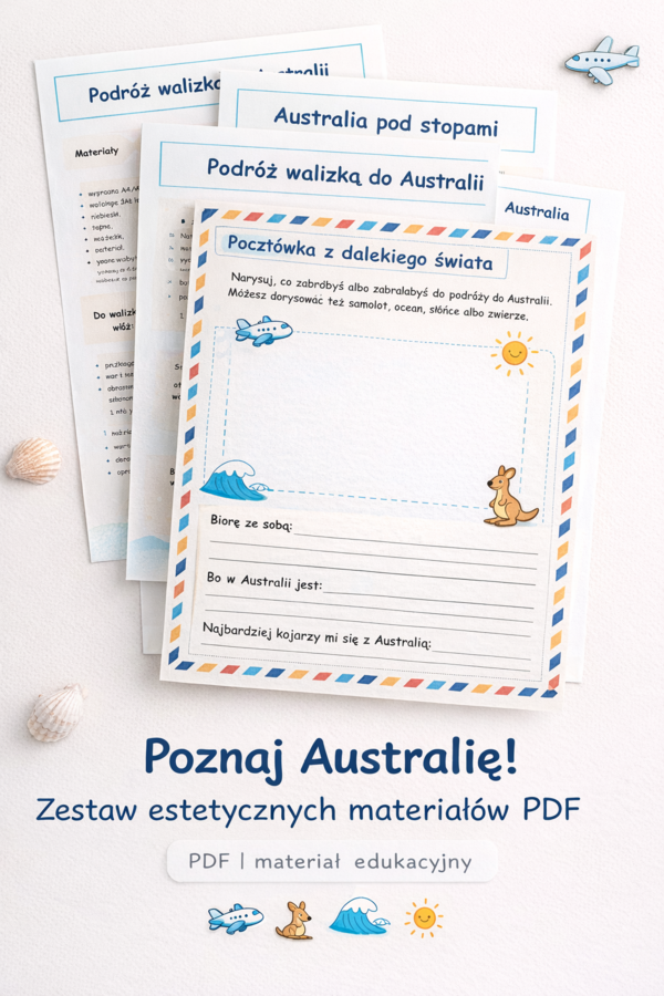 Australia – pakiet materiałów edukacyjnych