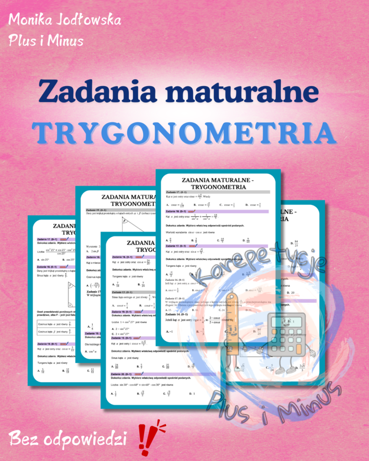 Zadania maturalne - trygonometria