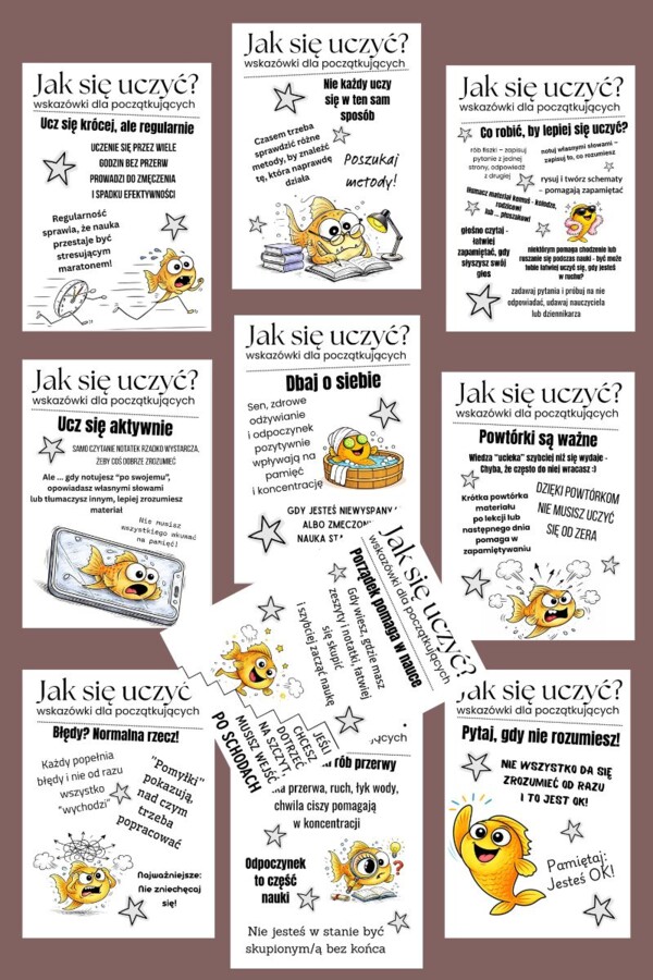 Jak się uczyć? - gazetka na szkolny korytarz